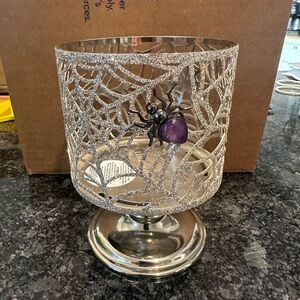 Bath & Body Works spider web candle holder